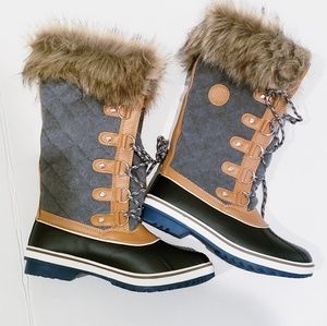 NIB Size 9 Globalwin Womens Winter Boots Faux Fur